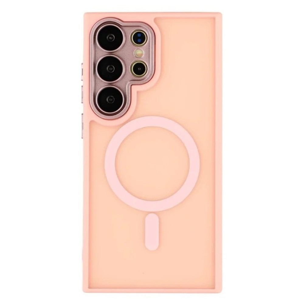 WANLONFENG WANLONFENG Galaxy S26 Ultra Skal MagSafe Shockproof Rosa