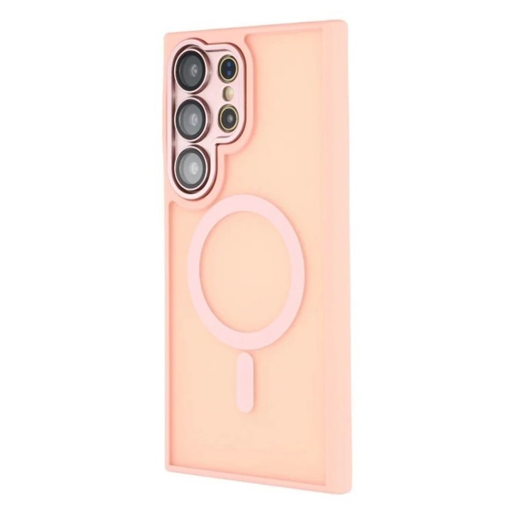 WANLONFENG WANLONFENG Galaxy S26 Ultra Skal MagSafe Shockproof Rosa