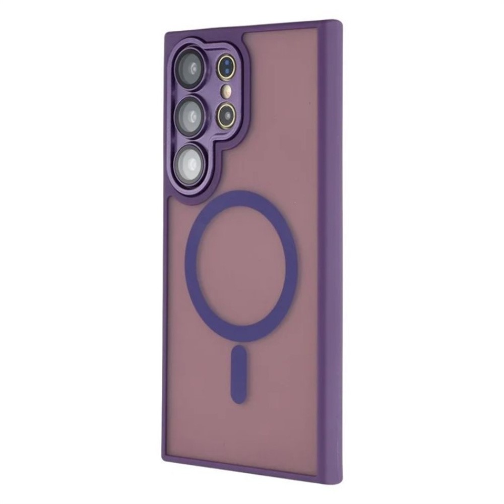 WANLONFENG WANLONFENG Galaxy S26 Ultra Skal MagSafe Shockproof Lila