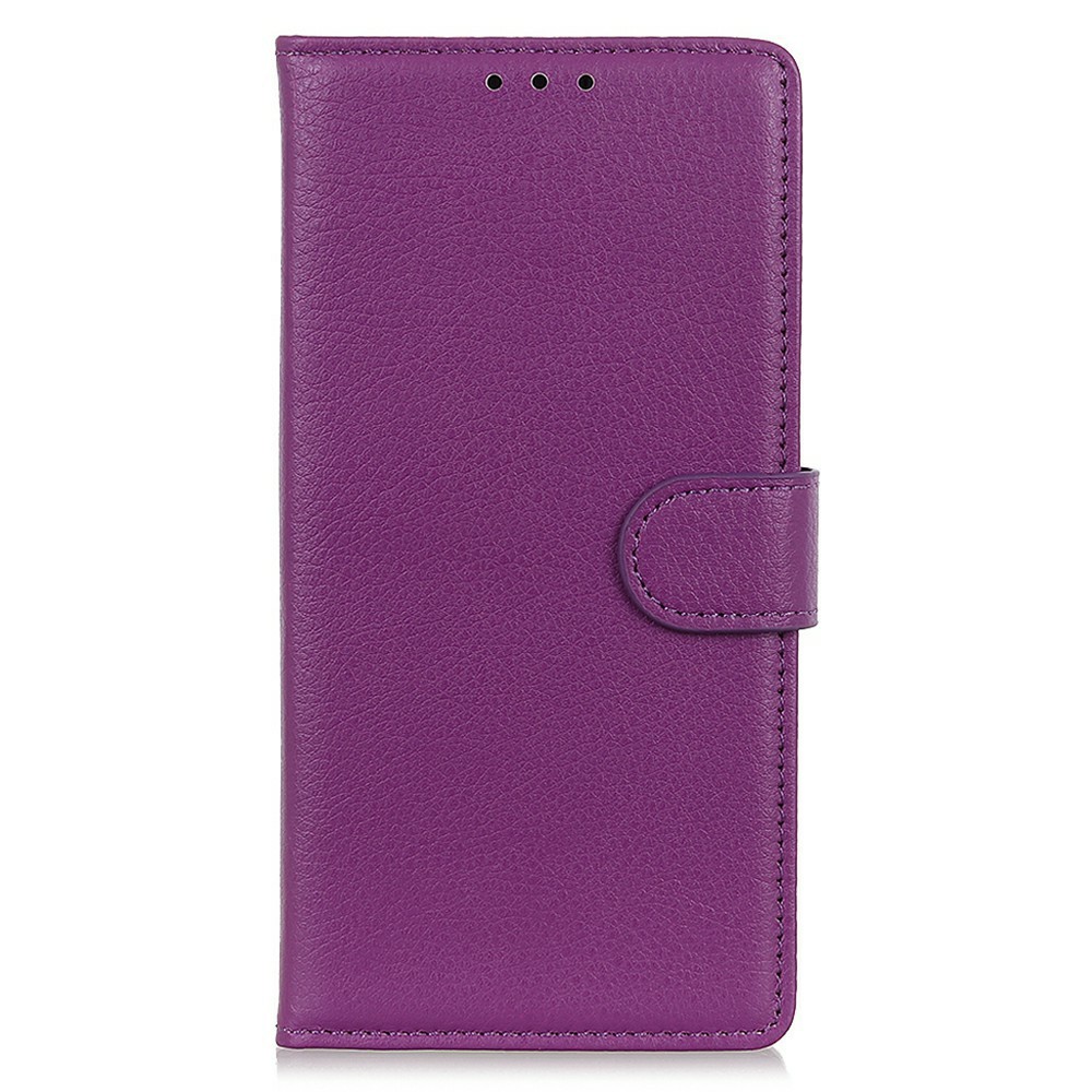  Samsung Galaxy S26 Fodral Litchi Läder Lila