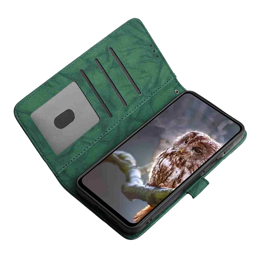  Samsung Galaxy S26 Fodral Fjäril Tryck Grön