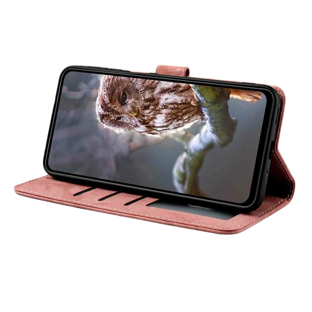  Samsung Galaxy S26 Fodral Fjäril Tryck Rosa
