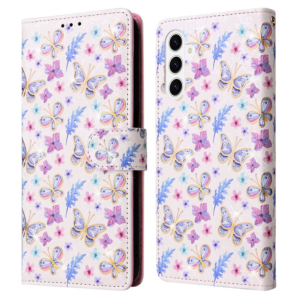 Samsung Galaxy S26 Fodral RFID Fjärilar / Blommor