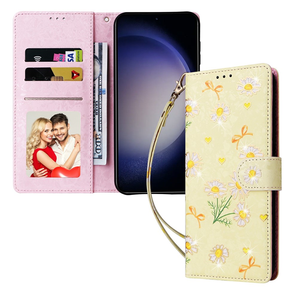  Samsung Galaxy S26 Fodral RFID Yellow Daisy