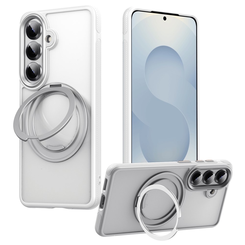  Samsung Galaxy S26 Skal MagSafe Kickstand Vit