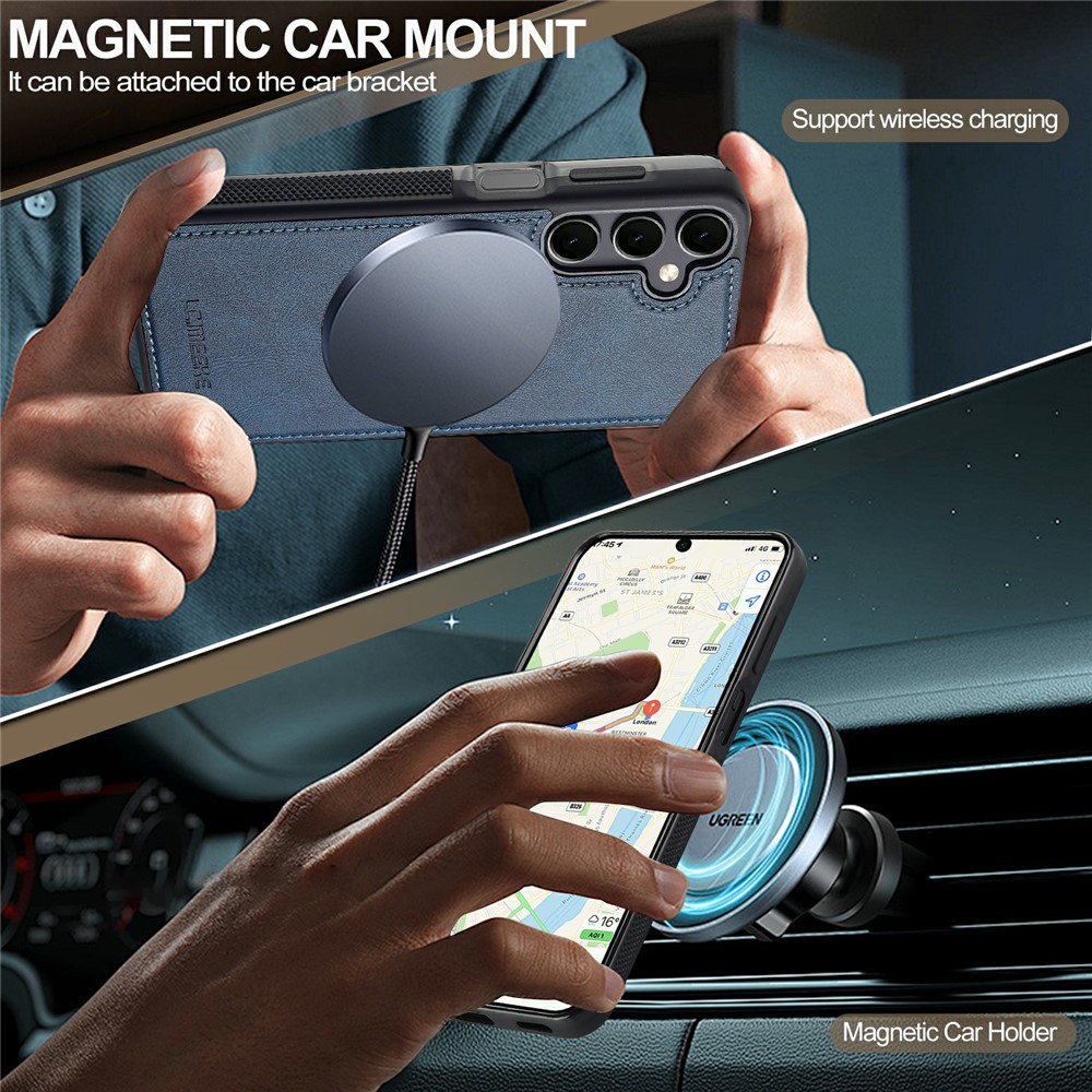 LC.IMEEKE LC.IMEEKE Galaxy S26 Skal MagSafe Avtagbart Kortfack