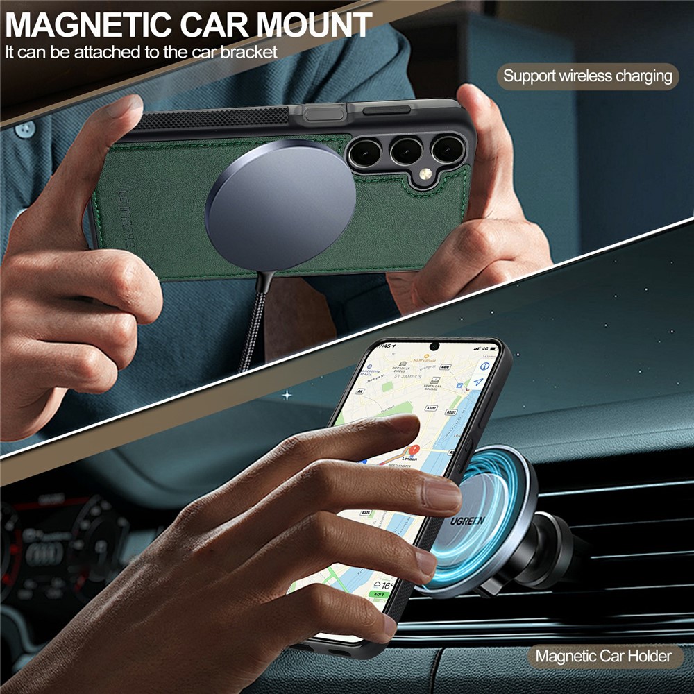 LC.IMEEKE LC.IMEEKE Galaxy S26 Skal MagSafe Avtagbart Kortfack