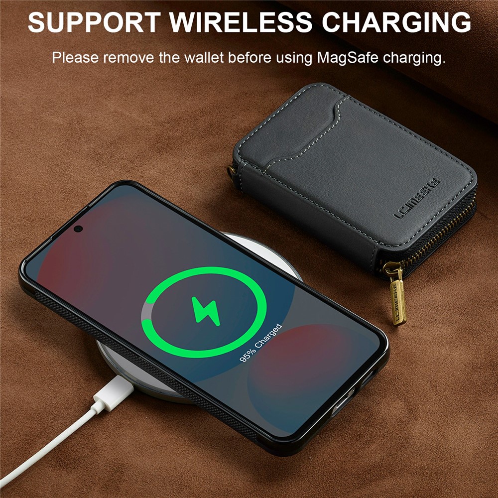 LC.IMEEKE LC.IMEEKE Galaxy S26 Skal Avtagbar Korthållare Svart