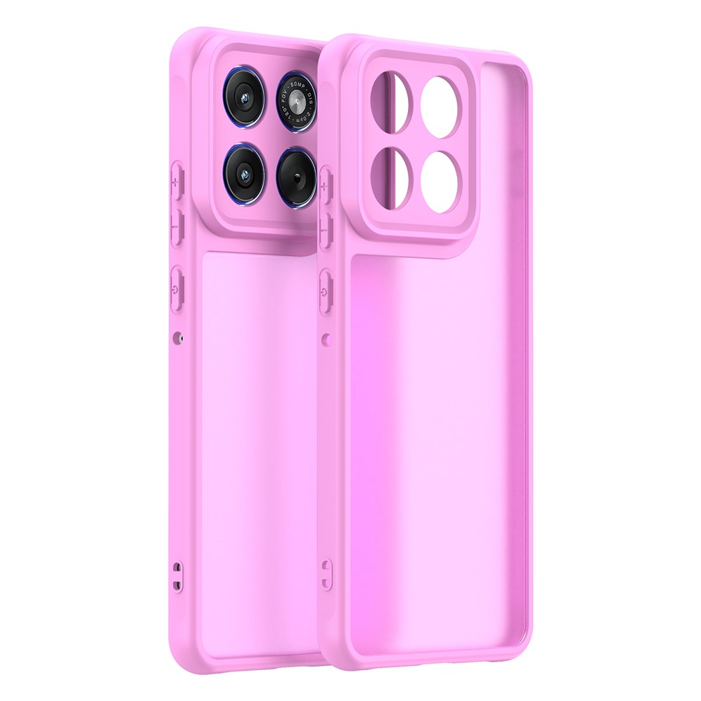  Motorola Edge 70 Skal Hybrid Rosa