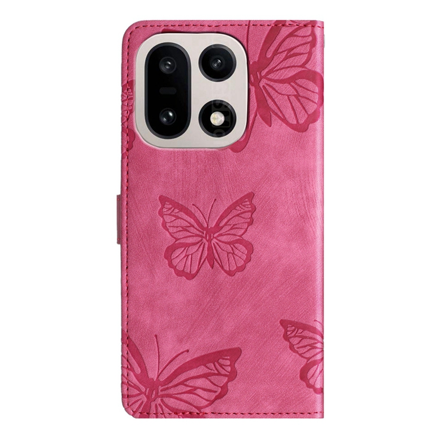  OnePlus 15 Fodral Med Fjäril Tryck Rosa