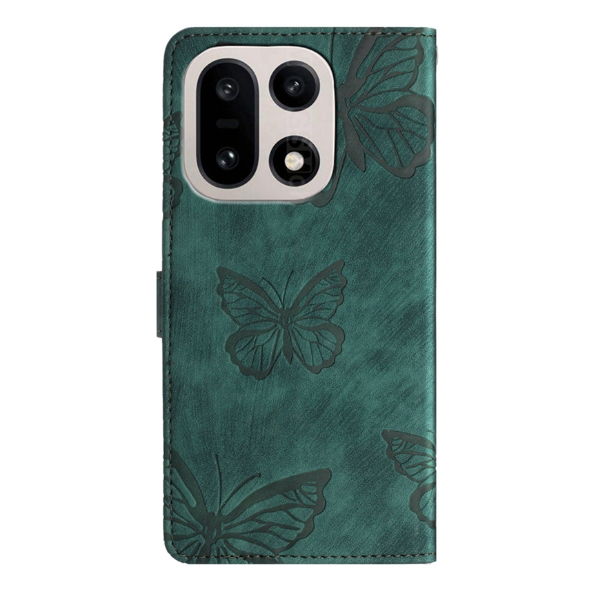  OnePlus 15 Fodral Med Fjäril Tryck Grön