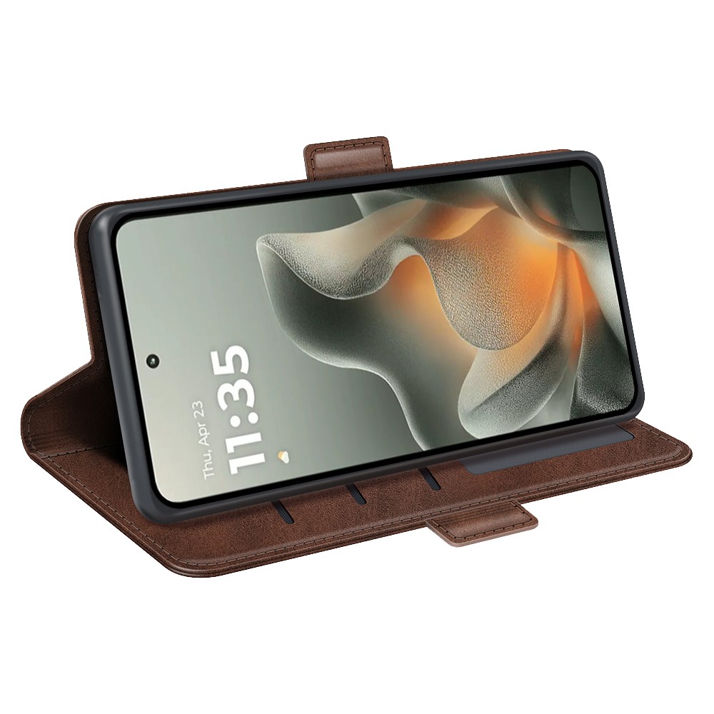  Motorola Edge 70 Fodral Läder Brun