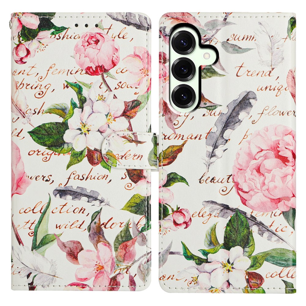  Samsung Galaxy A37 5G Fodral Med Tryck Blommor
