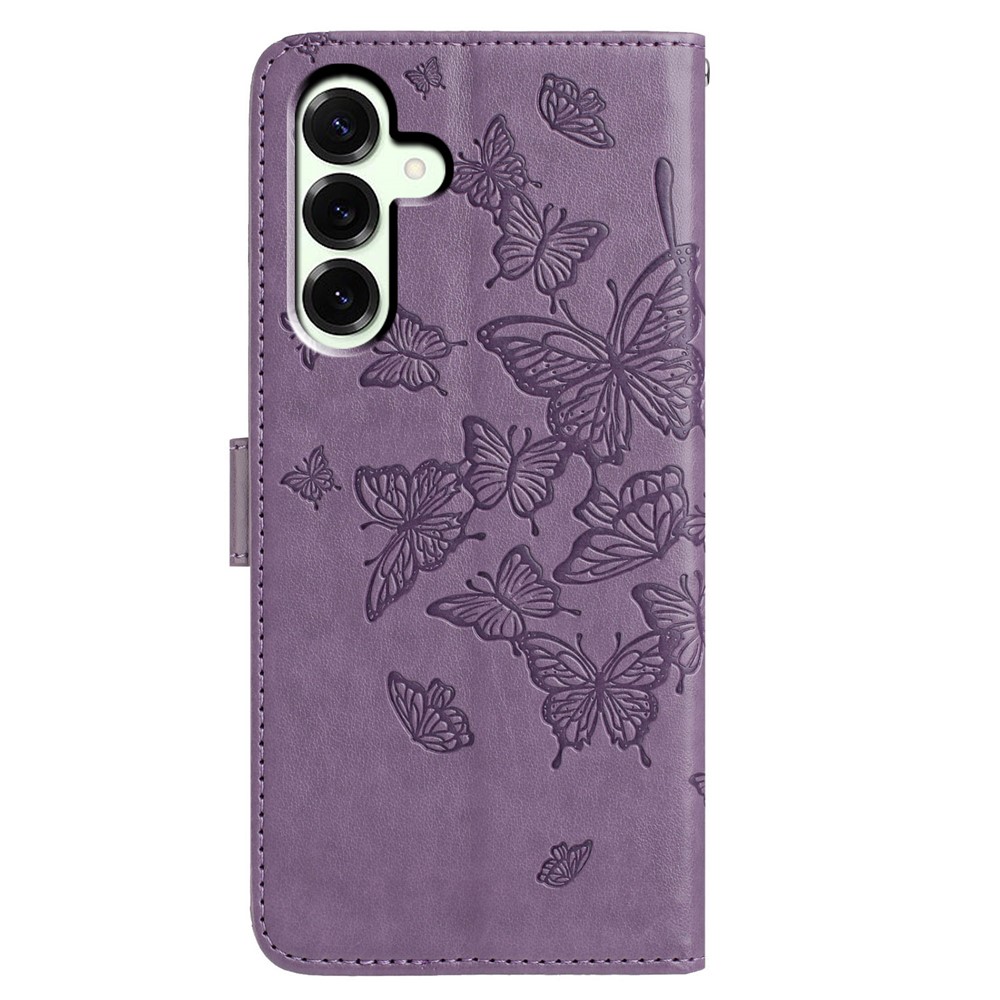  Samsung Galaxy A37 5G Fodral Med Fjäril Tryck Lila