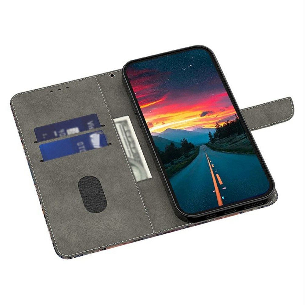  Samsung Galaxy A37 5G Fodral Läder Rosor