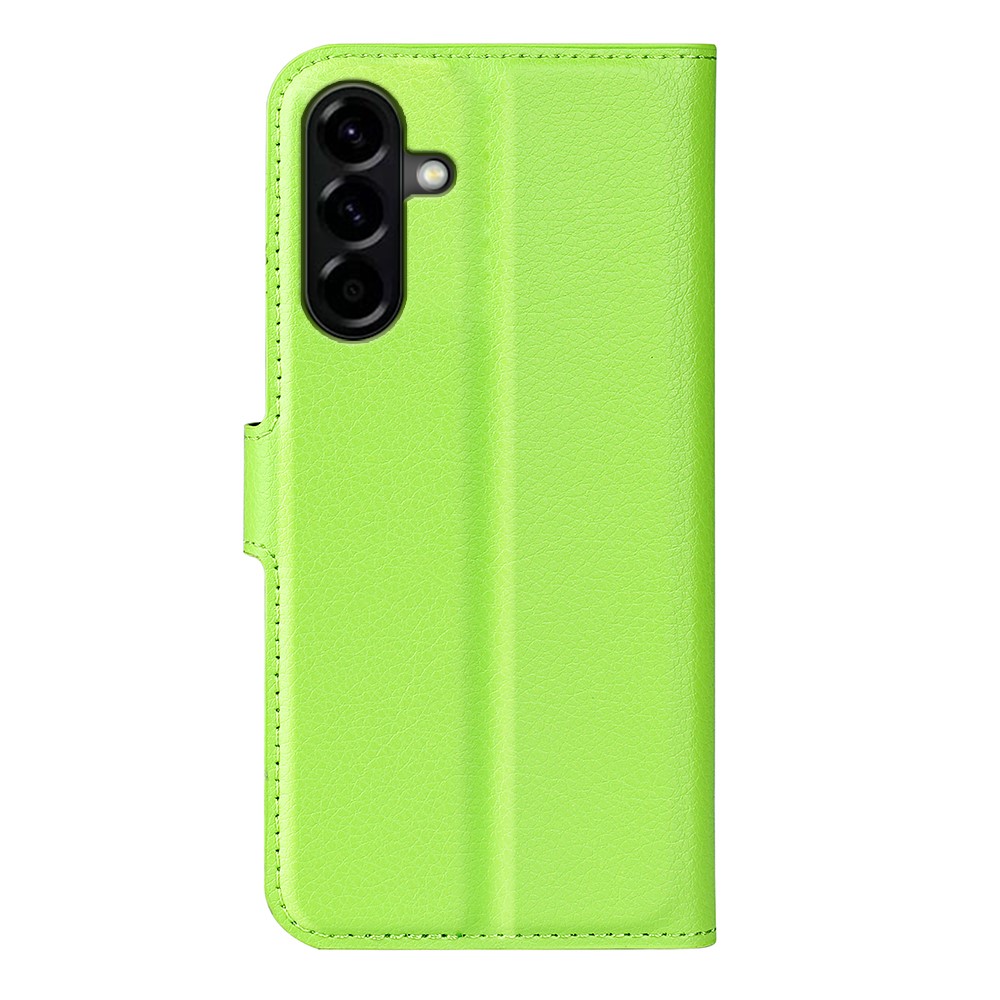  Samsung Galaxy A57 5G Fodral Litchi Läder Grön
