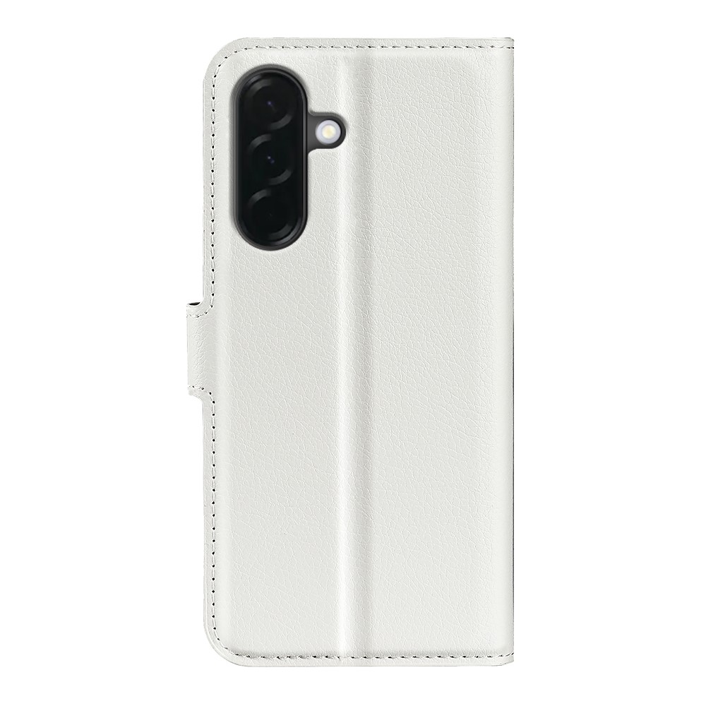  Samsung Galaxy A37 5G Fodral Litchi Läder Vit