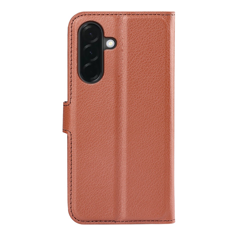  Samsung Galaxy A37 5G Fodral Litchi Läder Brun