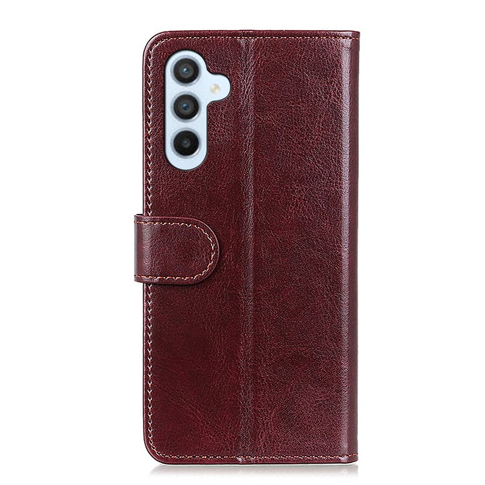  Samsung Galaxy A57 5G Fodral Crazy Horse Läder Brun