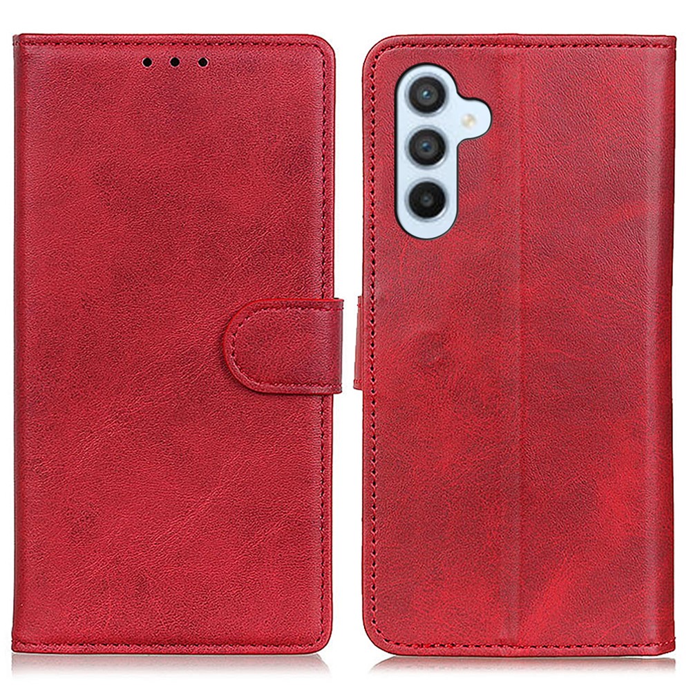  Samsung Galaxy A37 5G Plånboksfodral Läder Röd