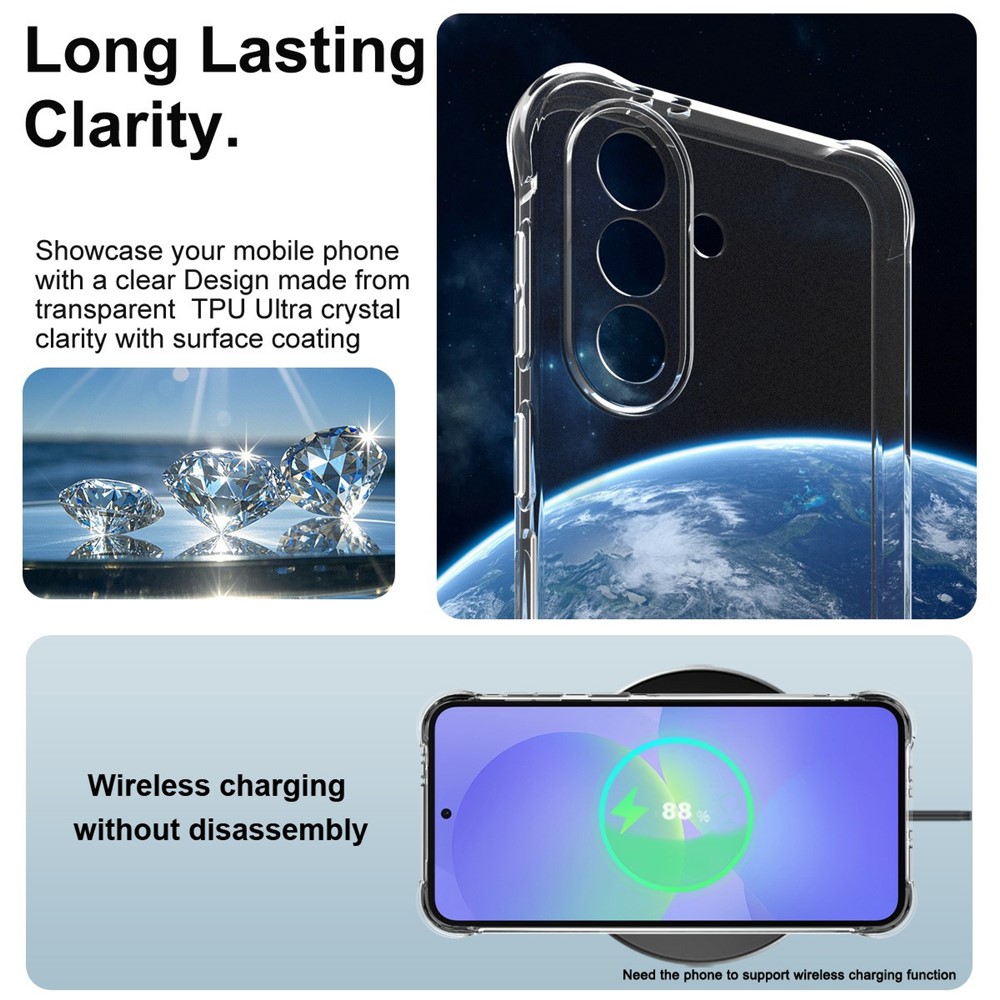 IMAK IMAK Samsung Galaxy A37 5G Skal TPU AirBag Shockproof