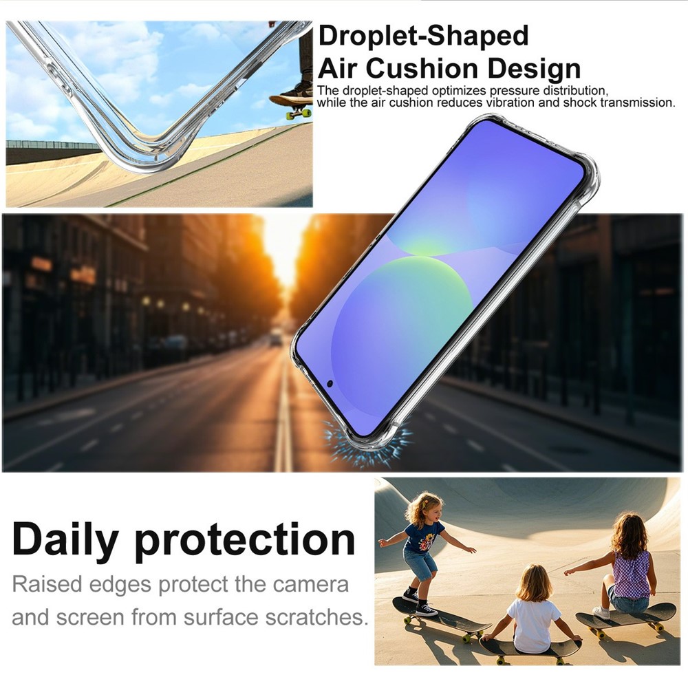 IMAK IMAK Samsung Galaxy A57 5G Skal TPU AirBag Shockproof