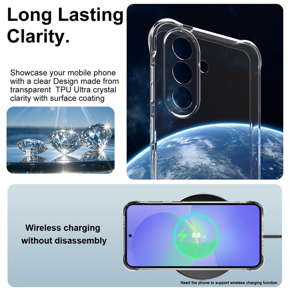 IMAK IMAK Samsung Galaxy A57 5G Skal TPU AirBag Shockproof