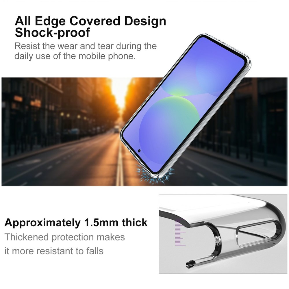 IMAK IMAK Smasung Galaxy A37 5G Skal Soft TPU Transparent