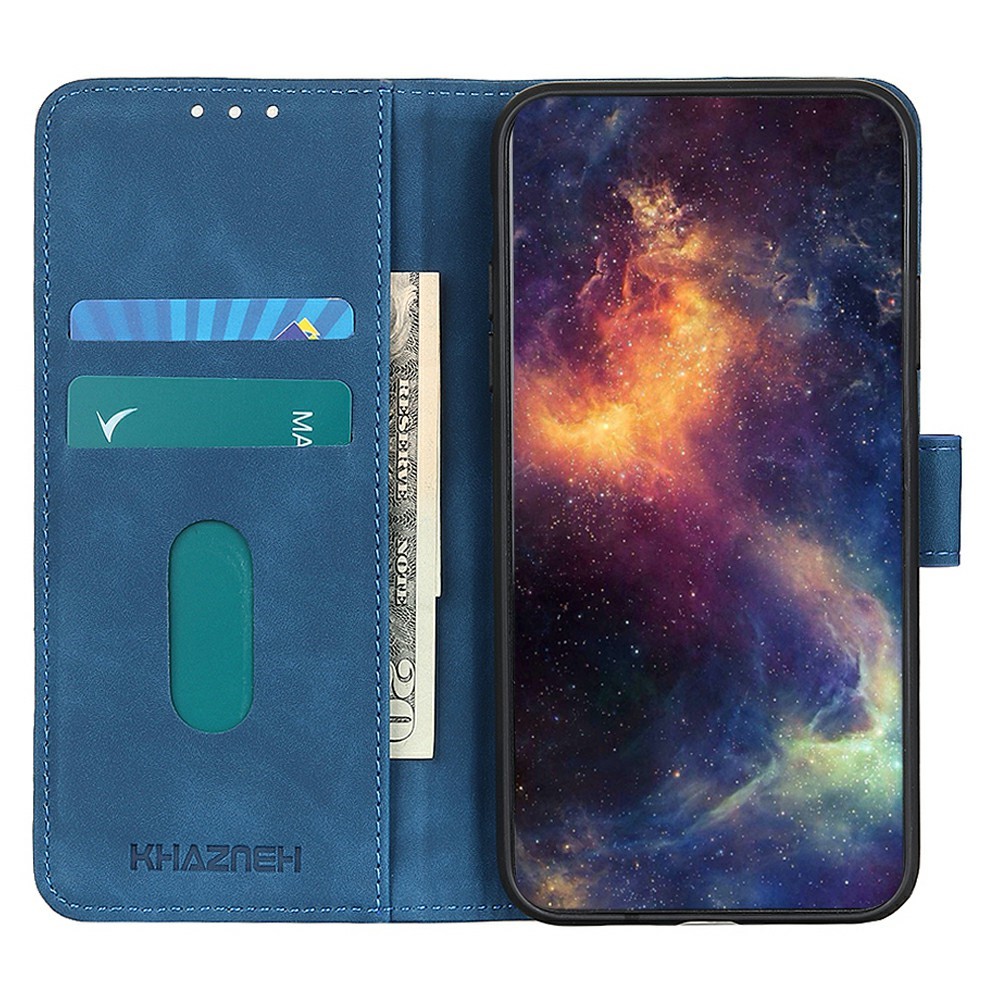 KHAZNEH KHAZNEH Samsung Galaxy A37 5G Fodral Retro Läder Blå