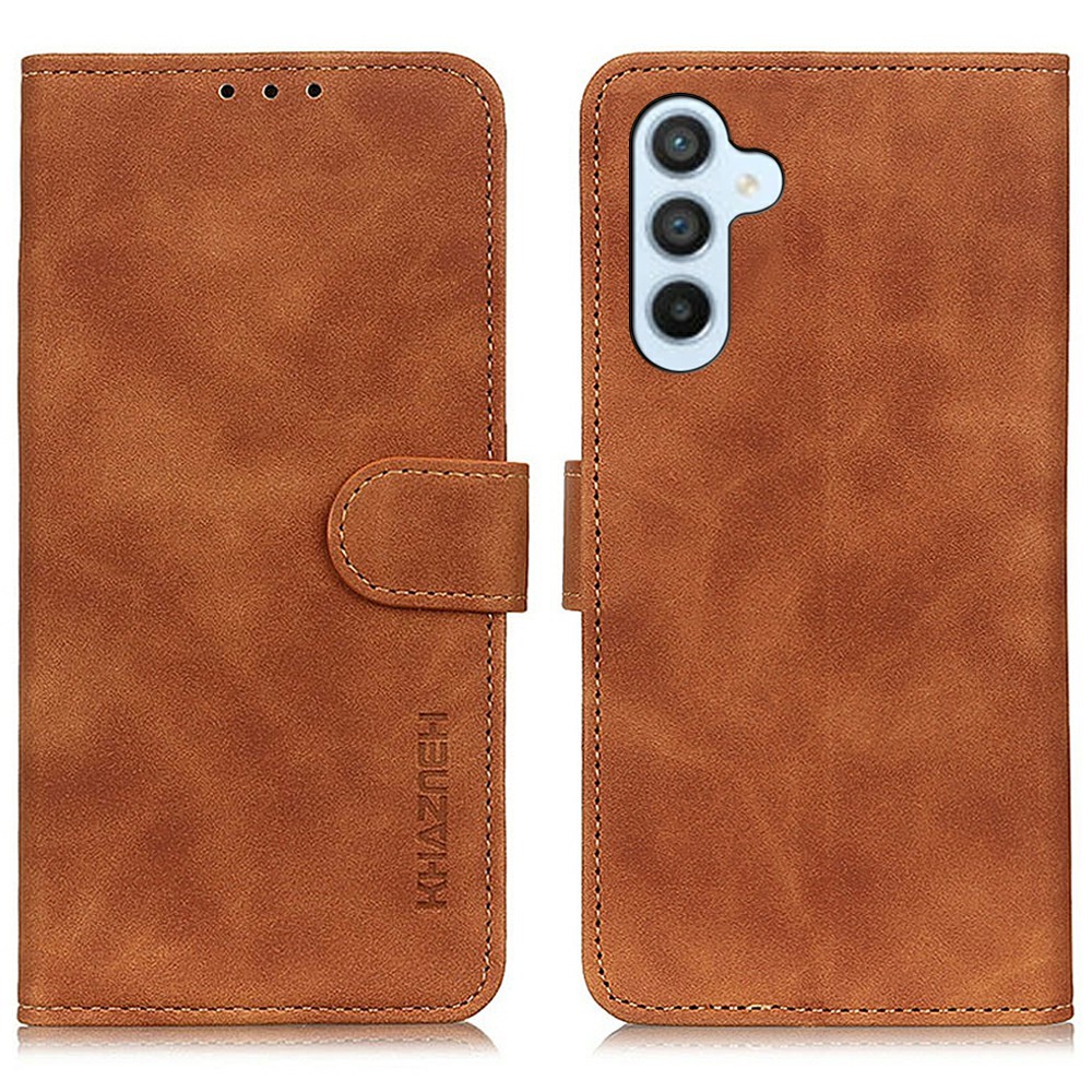 KHAZNEH KHAZNEH Samsung Galaxy A37 5G Fodral Retro Läder Brun
