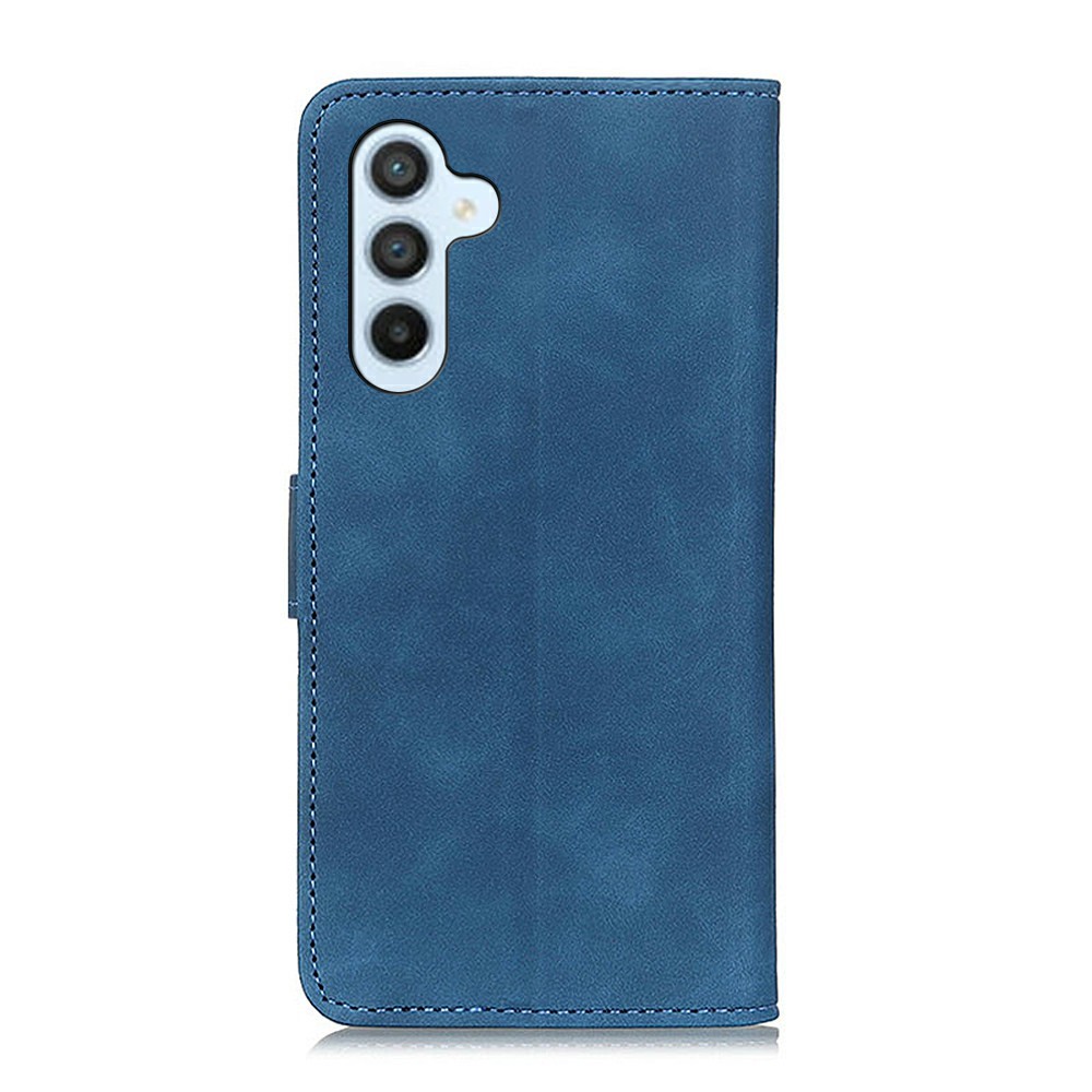 KHAZNEH KHAZNEH Samsung Galaxy A57 5G Fodral Retro Läder Blå
