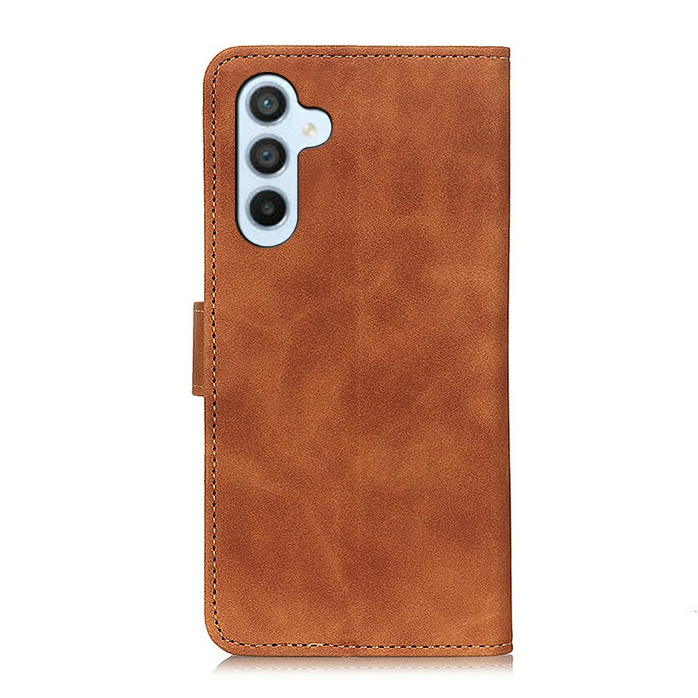 KHAZNEH KHAZNEH Samsung Galaxy A57 5G Fodral Retro Läder Brun