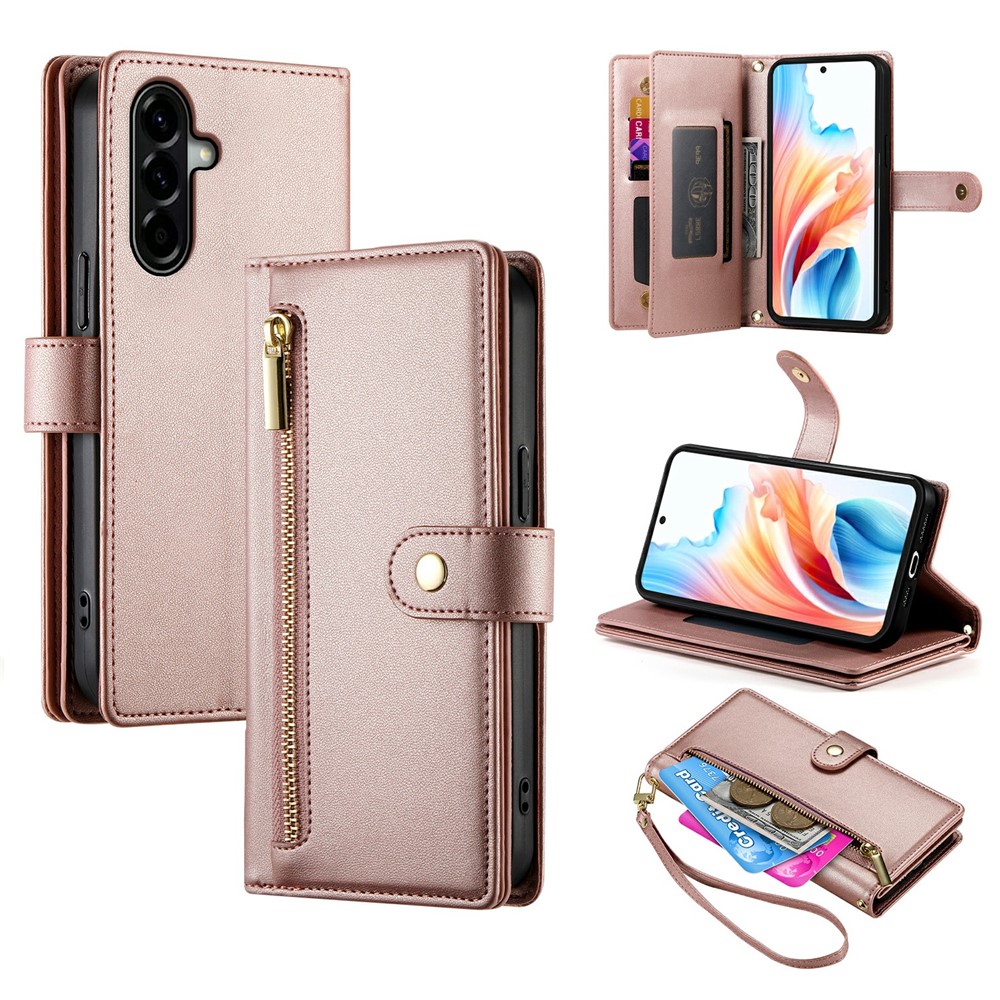  Samsung Galaxy A37 5G Fodral Multifunktionellt Roséguld