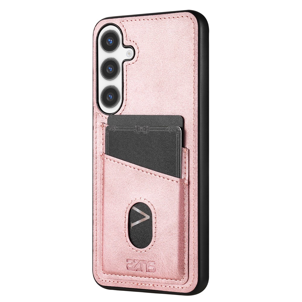 AZNS AZNS Samsung Galaxy A37 5G Skal Med Kortfack Läder Roséguld
