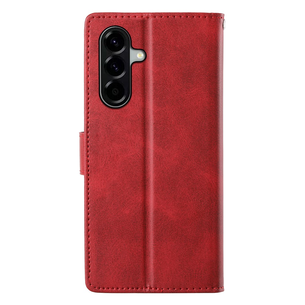  Samsung Galaxy A37 5G Fodral Läder Röd
