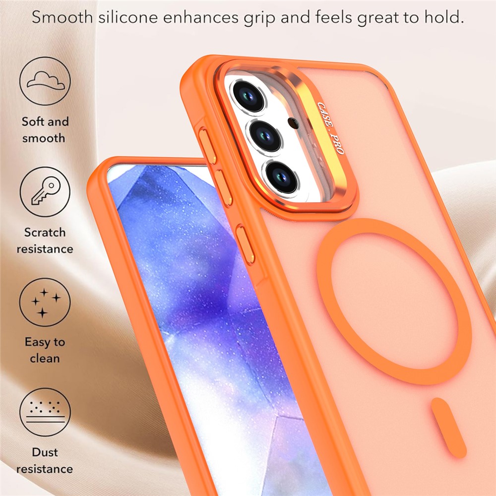  Samsung Galaxy A57 5G Skal MagSafe Kickstand Orange