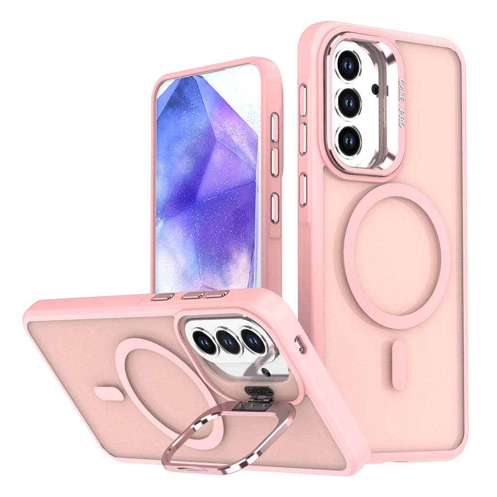  Samsung Galaxy A57 5G Skal MagSafe Kickstand Rosa