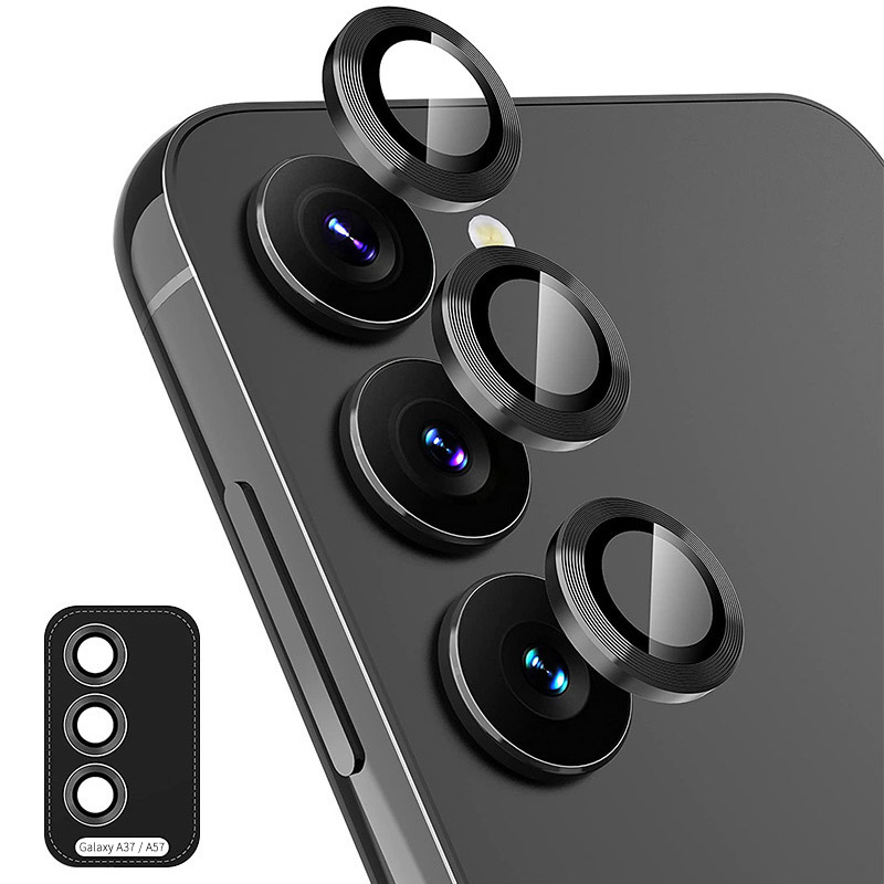 ENKAY ENKAY Galaxy A57 / A37 5G Linsskydd Härdat Glas Svart