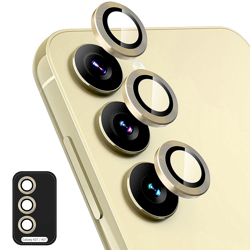 ENKAY ENKAY Galaxy A57 / A37 5G Linsskydd Härdat Glas Guld