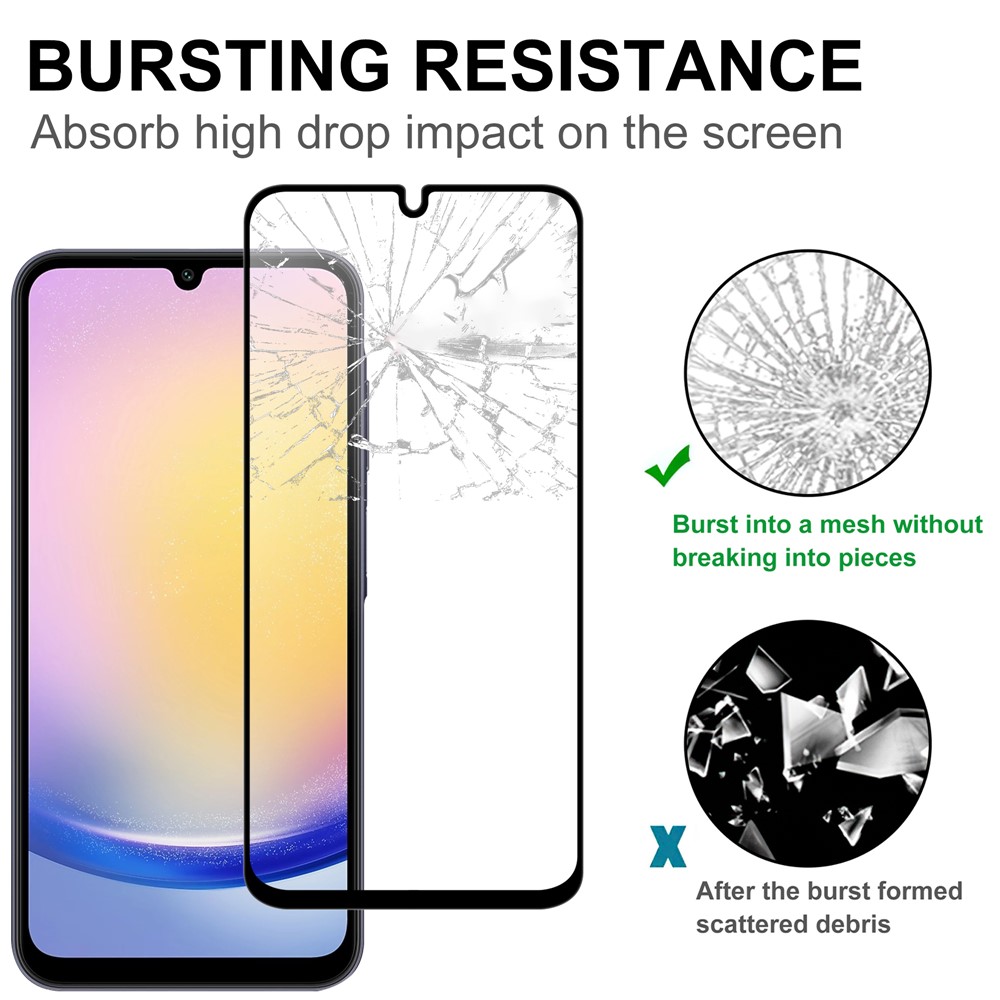  Samsung Galaxy A37 5G Skärmskydd Heltäckande Härdat Glas
