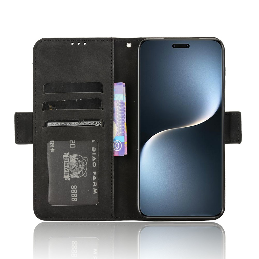  Honor Magic7 Pro Fodral Med Avtagbart Kortfodral Svart