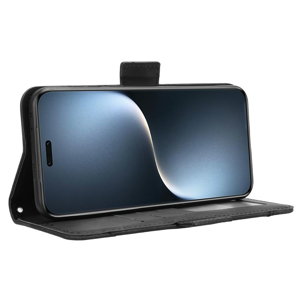  Honor Magic7 Pro Fodral Med Avtagbart Kortfodral Svart