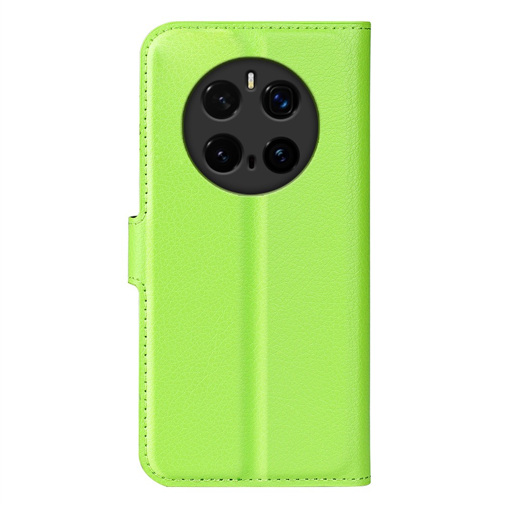  Honor Magic7 Pro Fodral Litchi Läder Grön