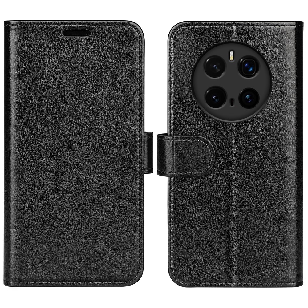  Honor Magic7 Pro Fodral Crazy Horse Läder Svart