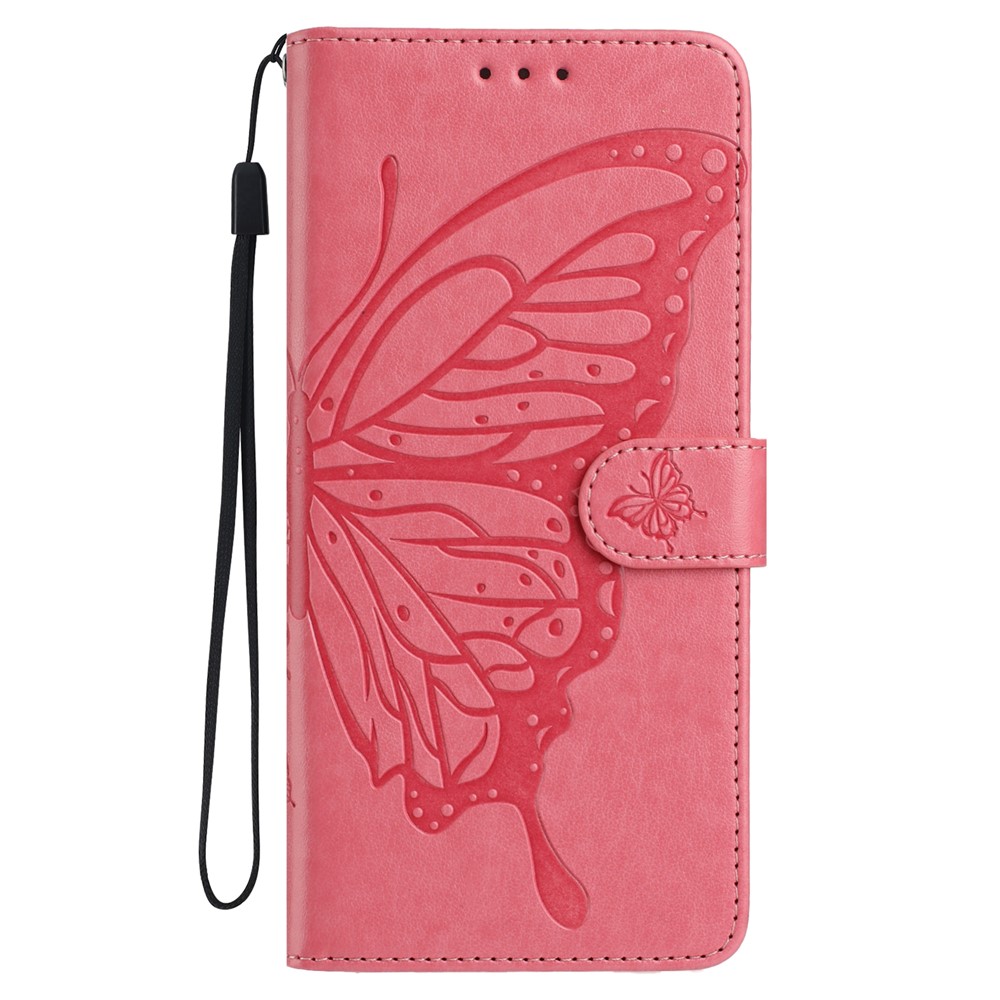  Honor 400 Lite Fodral Fjäril Tryck Rosa