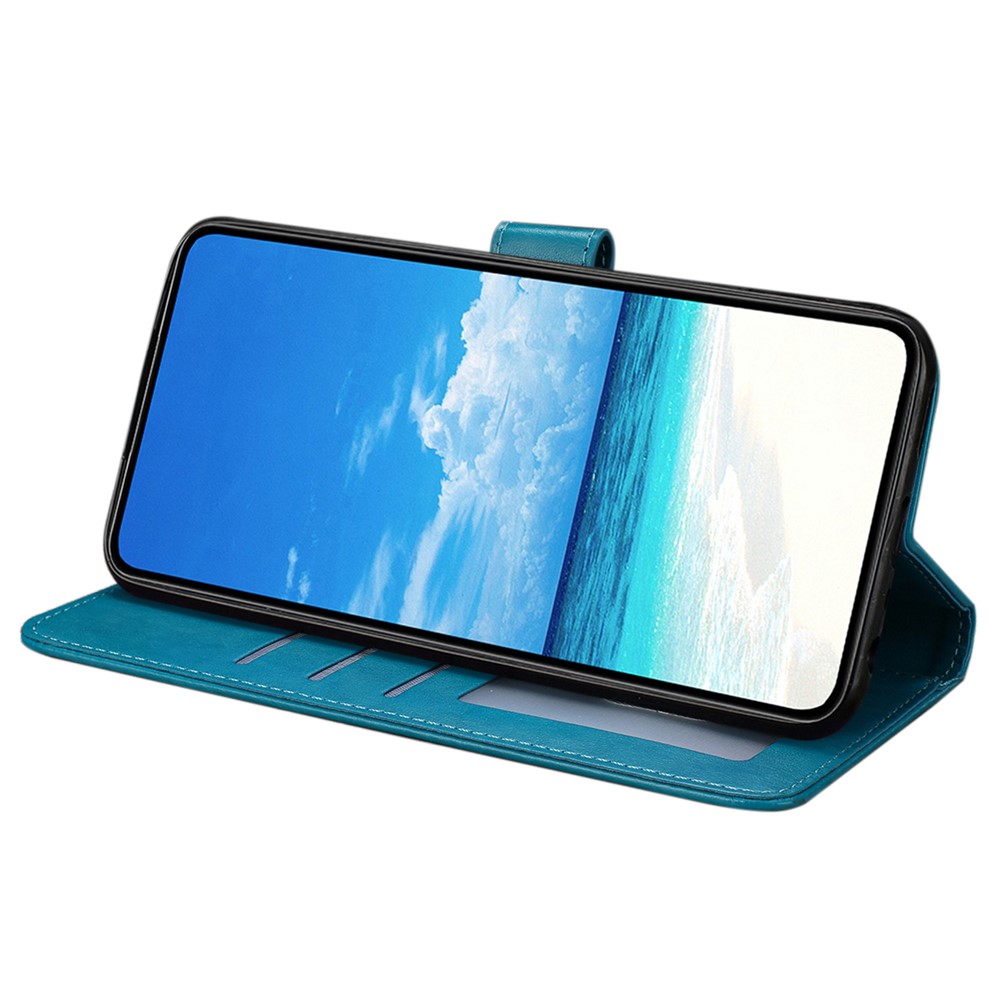  Honor 400 Lite Fodral Fjäril Tryck Blå