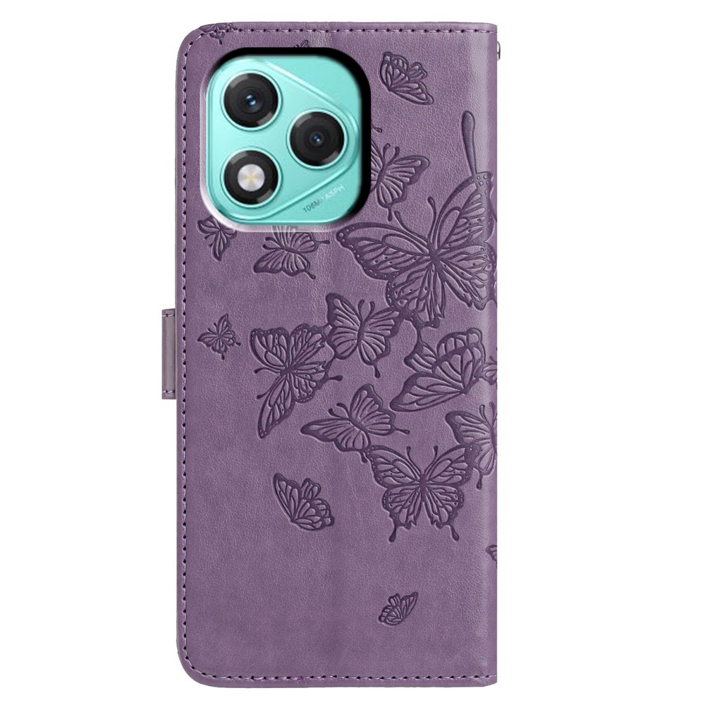  Honor 400 Lite Fodral Fjäril Tryck Lila