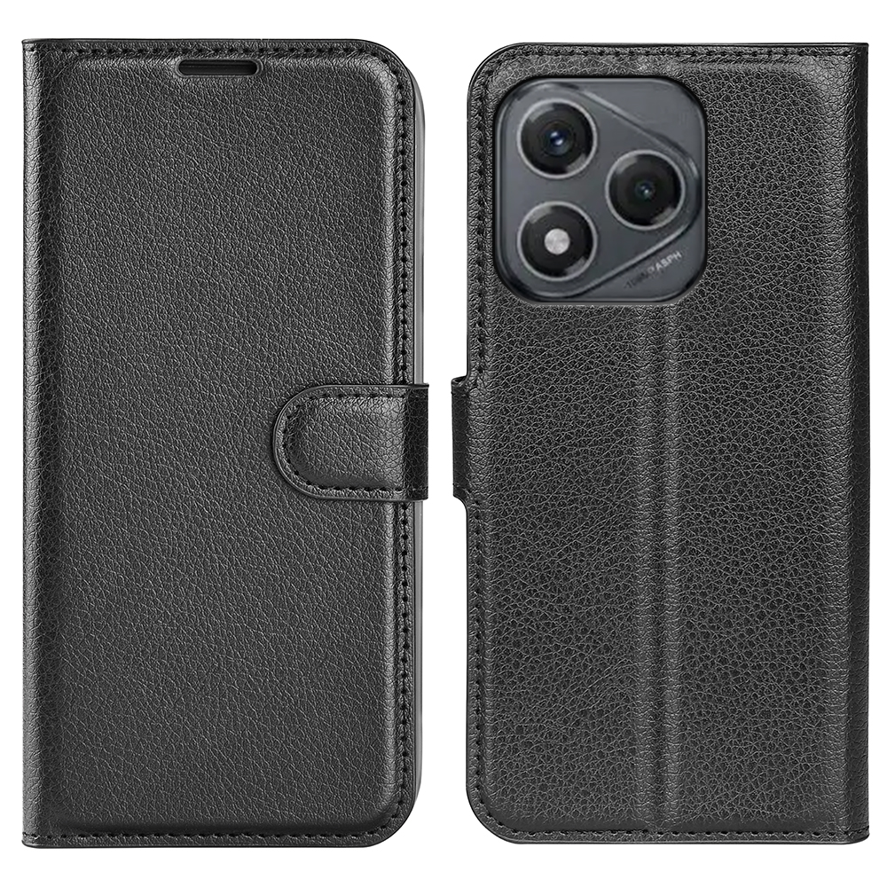  Honor 400 Smart Fodral Litchi Läder Svart