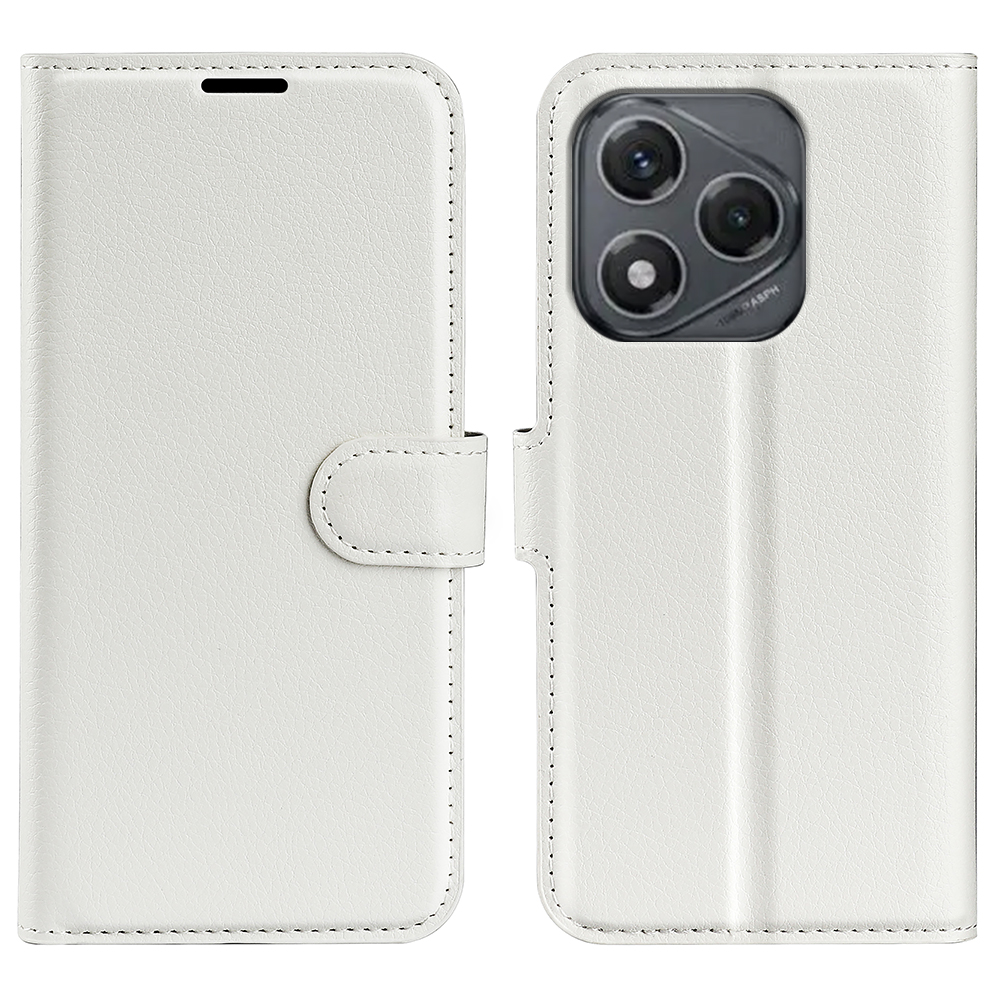  Honor 400 Smart Fodral Litchi Läder Vit