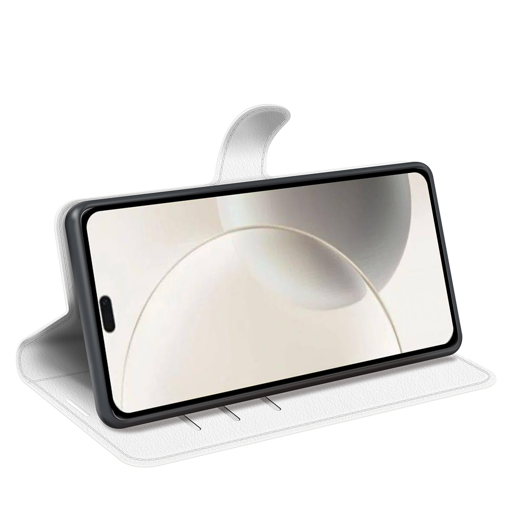  Honor 400 Smart Fodral Litchi Läder Vit